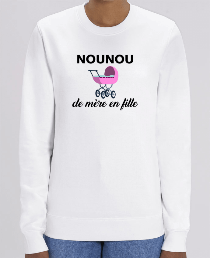 Sweat-shirt Nounou de mère en fille Par tunetoo