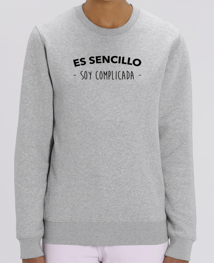 Sweat-shirt Es sencillo soy complicada Par tunetoo