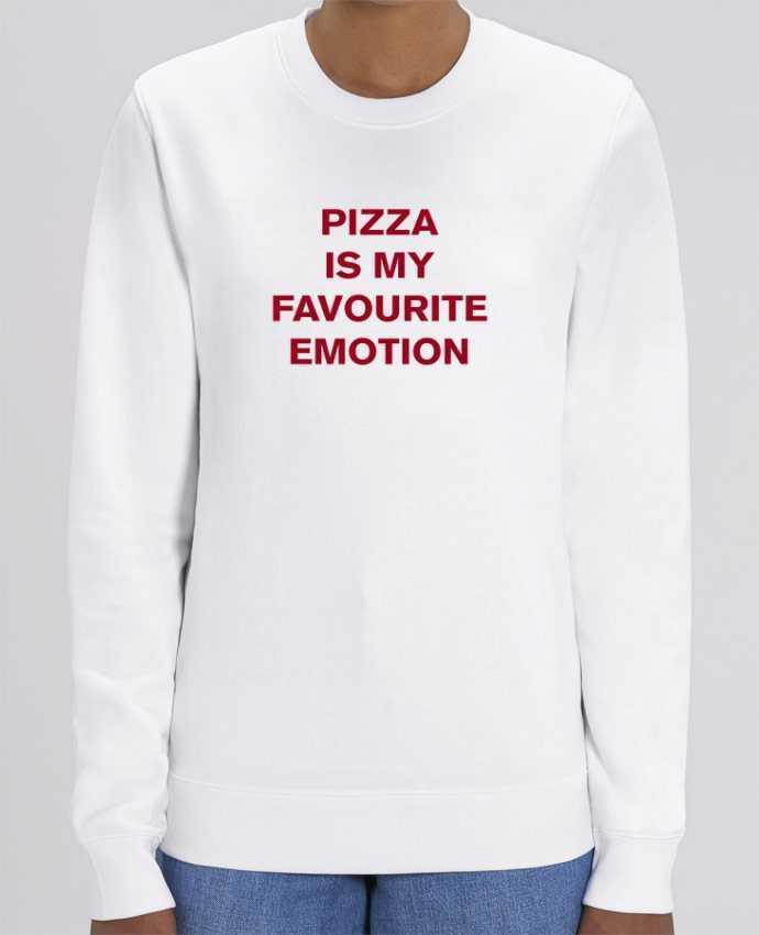 Sweat Col Rond Unisexe 350gr Stanley CHANGER Pizza is my favourite emotion Par tunetoo