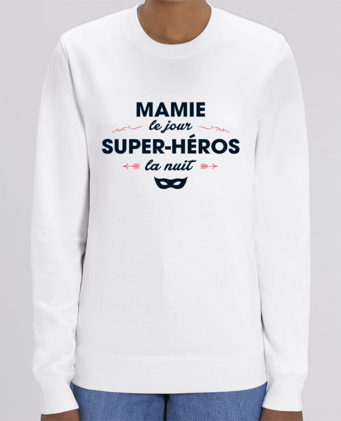 Sweat-shirt Mamie le jour, super-héros la nuit Par tunetoo
