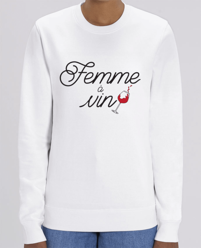 Sweat-shirt Femme à vin Par tunetoo