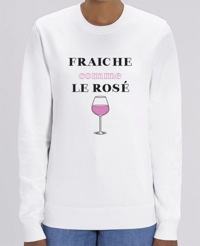 Sweat-shirt Fraiche comme le rosé Par tunetoo