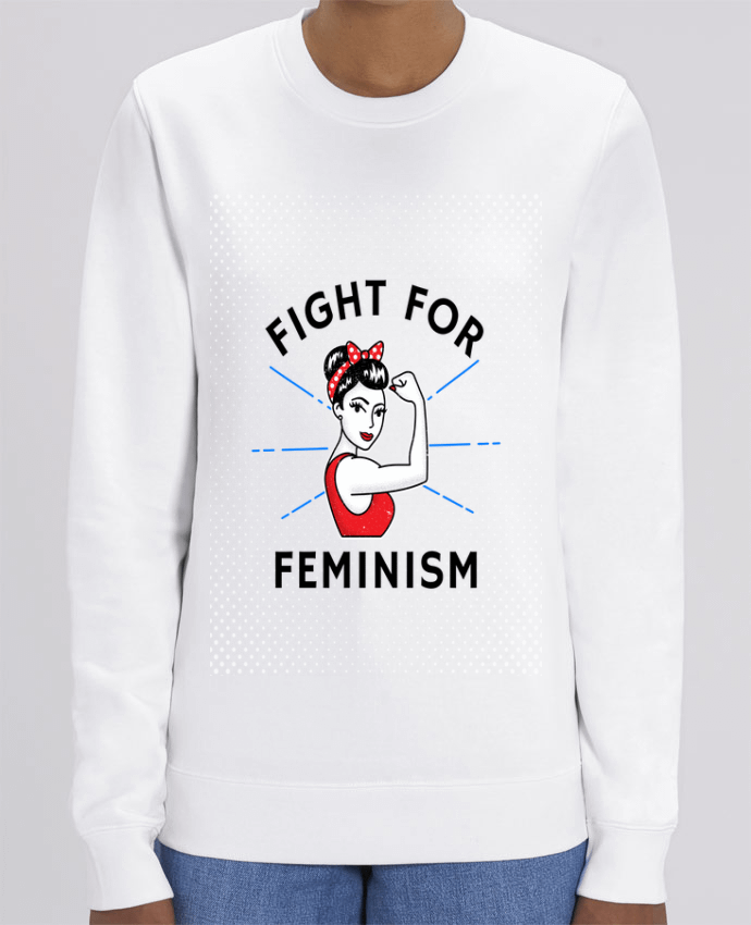 Sweat-shirt Fight for féminism Par Vise Shine your life