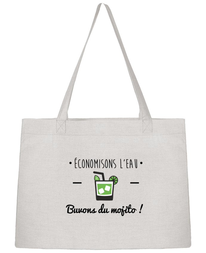 Sac Shopping Économisons l'eau, buvons du mojito ! Humour , alcool , citations par Benichan