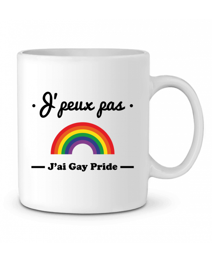 Ceramic Mug J'peux pas j'ai gay-pride , gay, lesbienne by Benichan