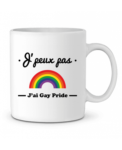 Mug  J'peux pas j'ai gay-pride , gay, lesbienne par Benichan