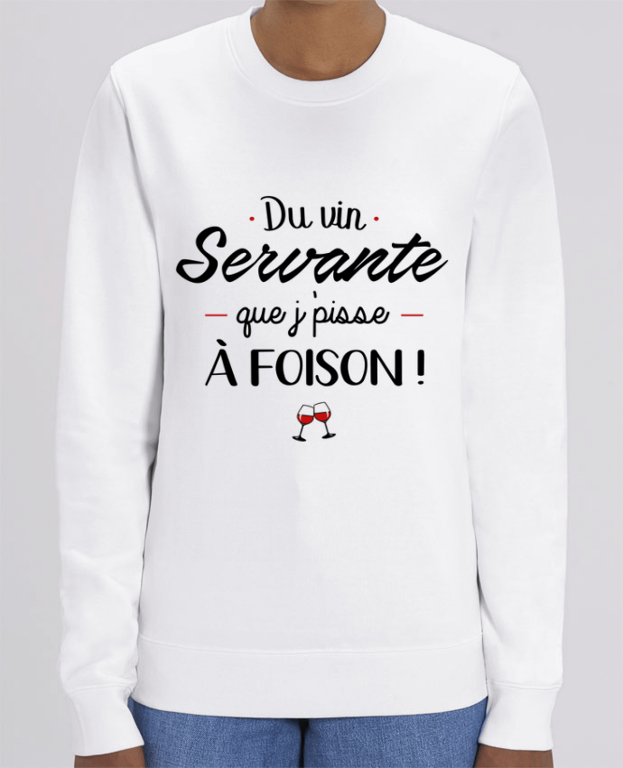 Sweat-shirt Du vin servante Par La boutique de Laura