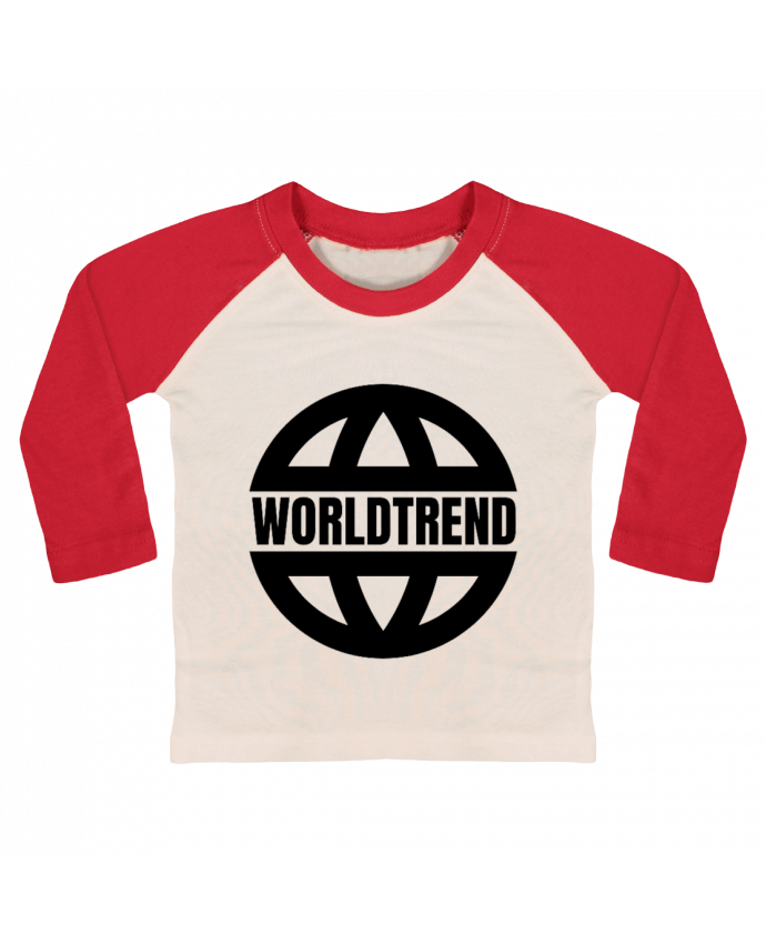 Tee-shirt Bébé Baseball ML WORLDTREND par evancr