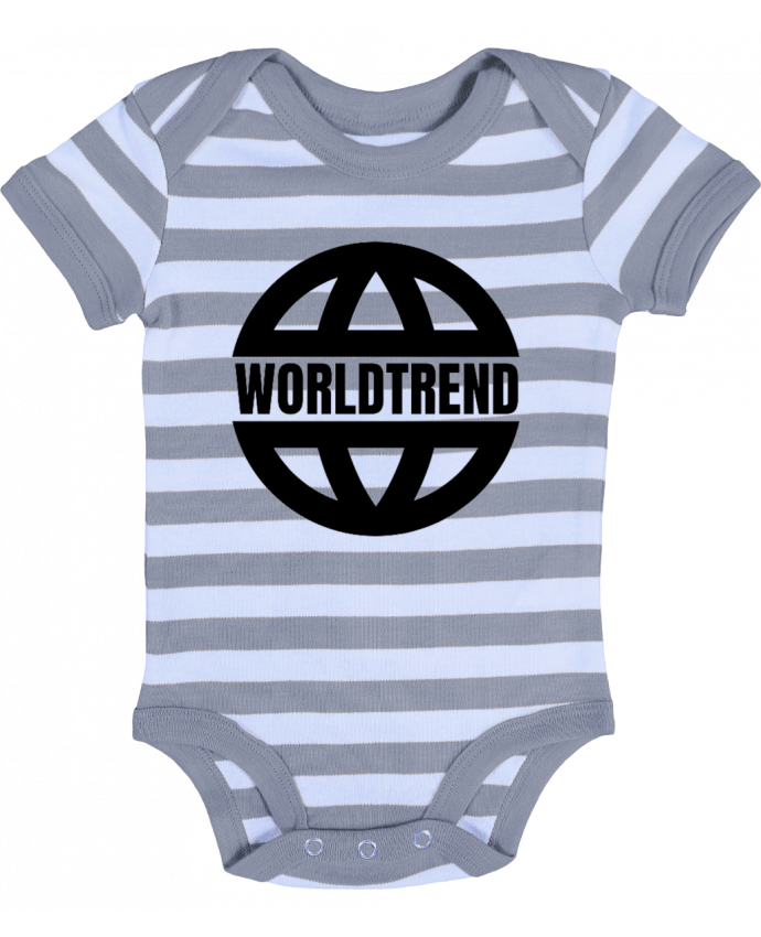 Body Bébé Rayé WORLDTREND - evancr