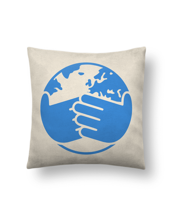 Coussin suédine Covid solidarity par Portefaix