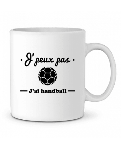 Mug  J'peux pas j'ai handball ,  tee shirt handball, hand par Benichan