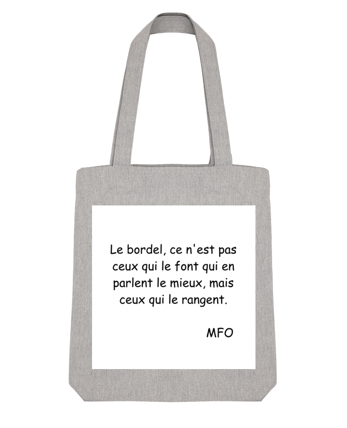 Tote Bag Stanley Stella citation bordel par Marie-France Ochsenbein 