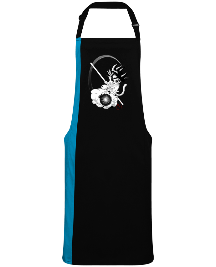 Tablier bicolore Goku Dark par  Viko Tattoo