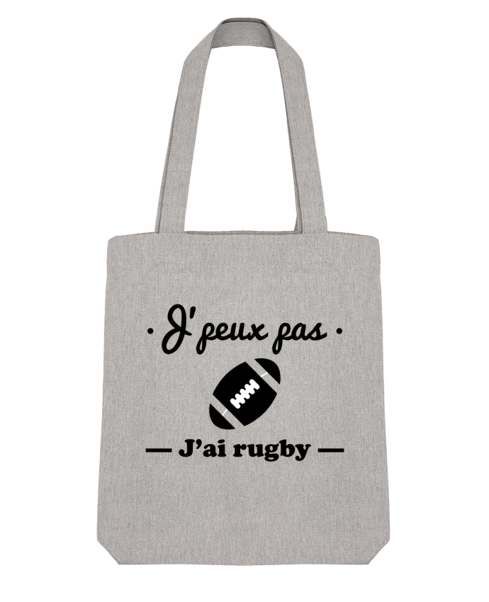 Tote Bag Stanley Stella J'peux pas j'ai rugby by Benichan 
