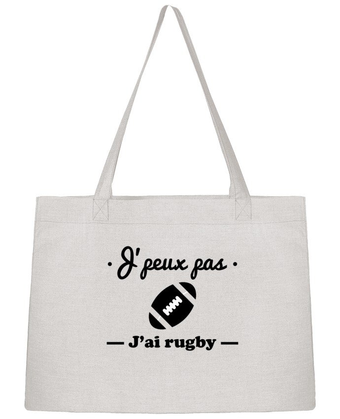 Shopping tote bag Stanley Stella J'peux pas j'ai rugby by Benichan