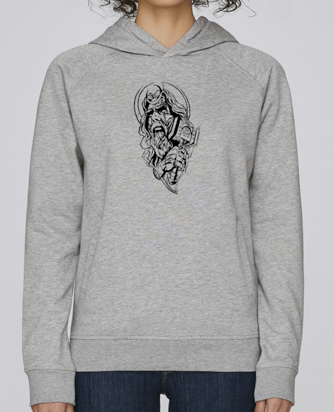 Sweat capuche femme Thor par Hion Shop