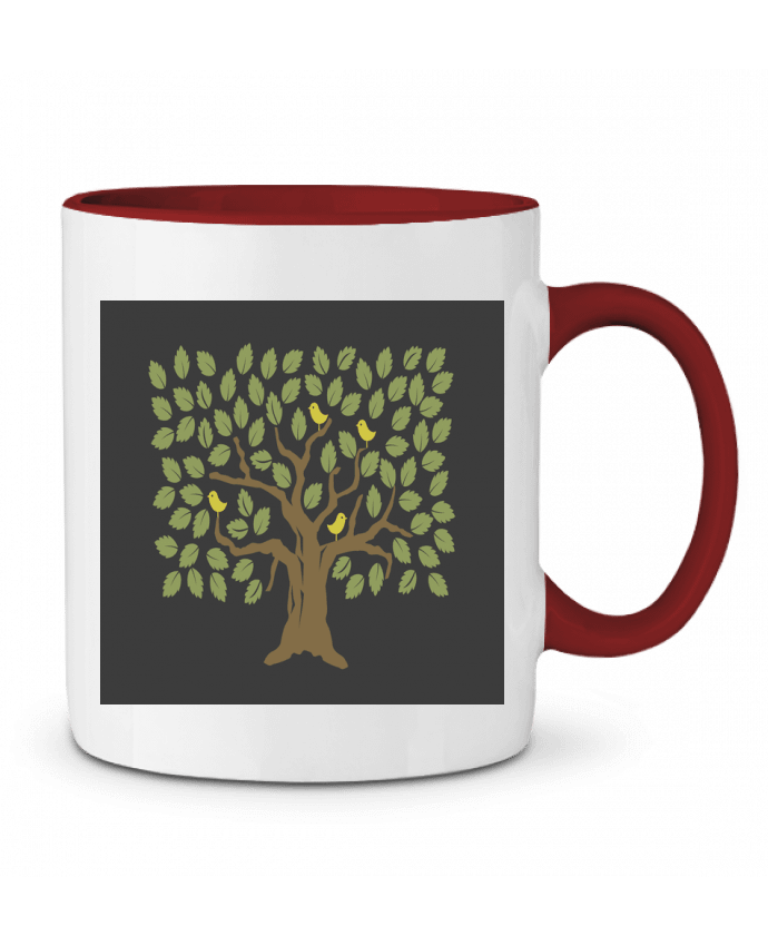 Mug bicolore Árboles dlogon