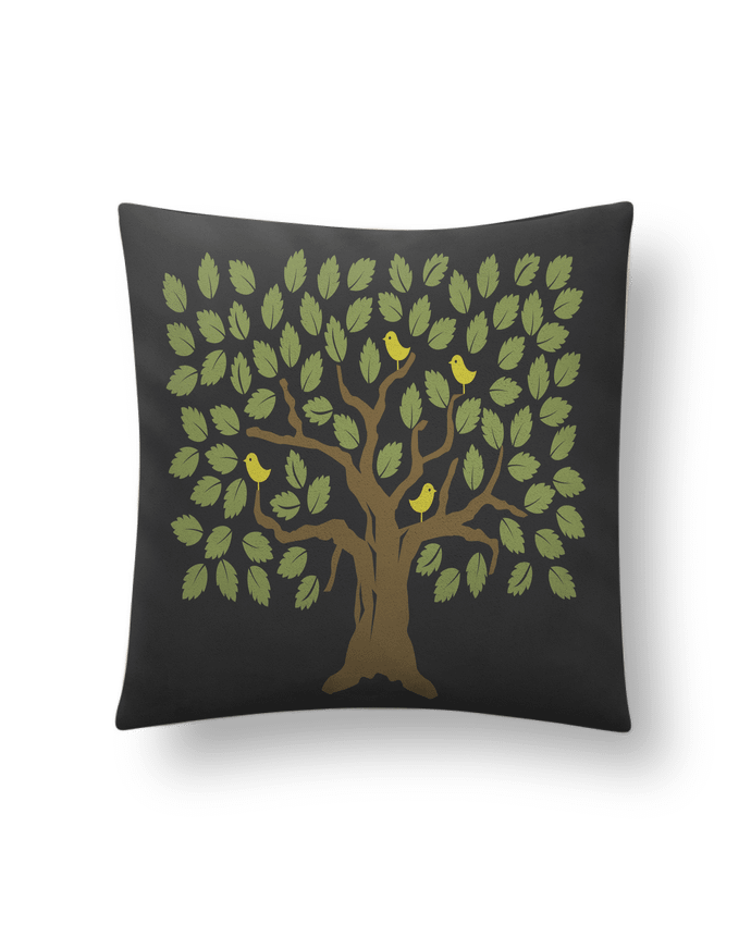 Coussin suédine Árboles par dlogon