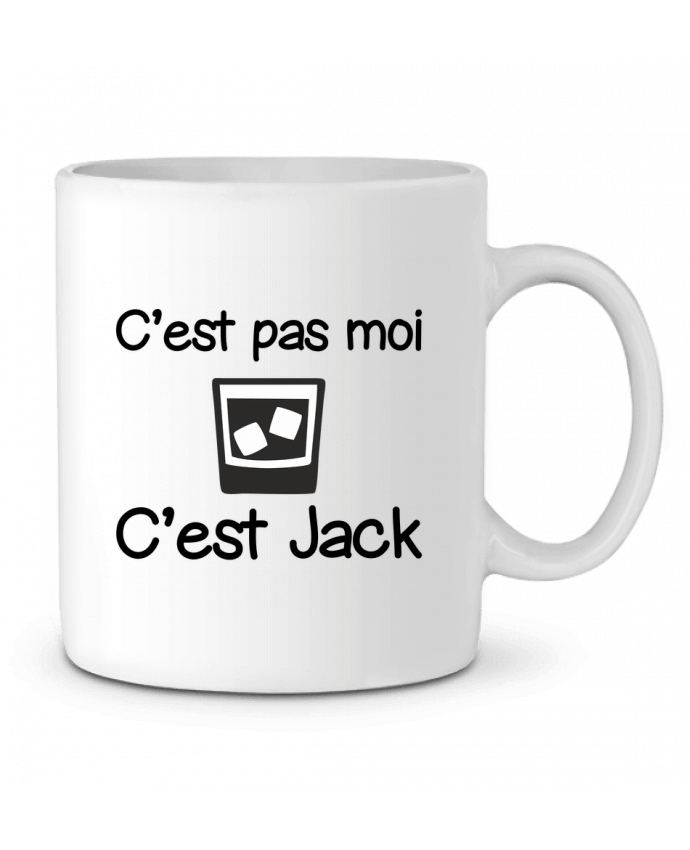 Ceramic Mug C'est pas moi c'est Jack by Benichan