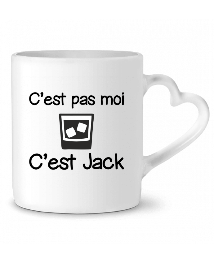 Mug Heart C'est pas moi c'est Jack by Benichan