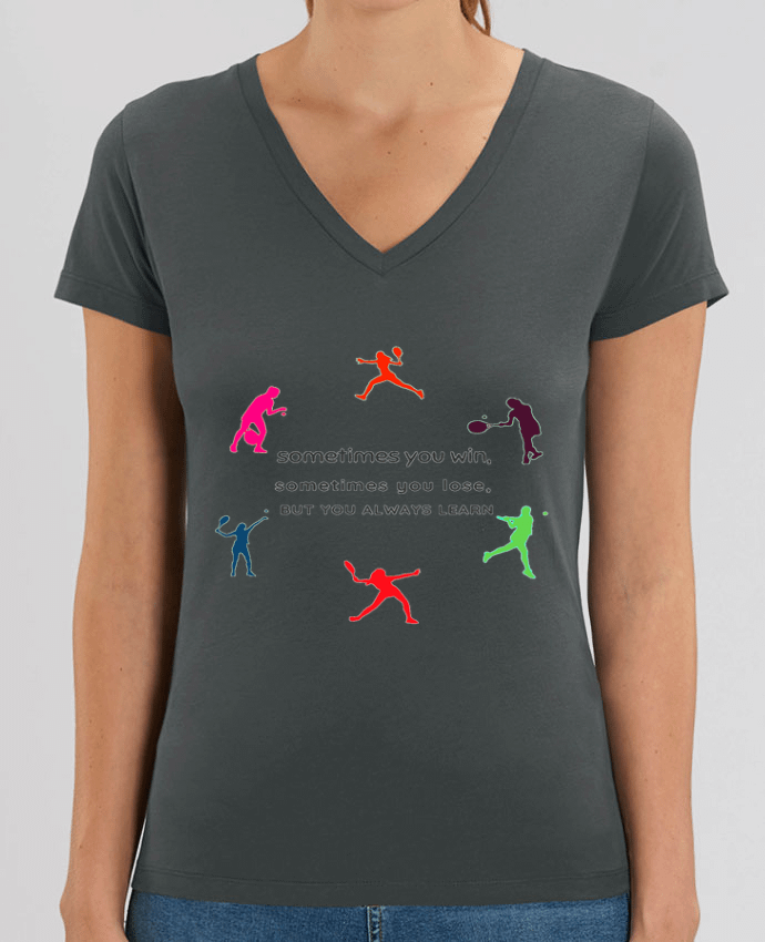 Tee-shirt femme SOMETIMES YOU WIN Par  SARA BOSS desgin