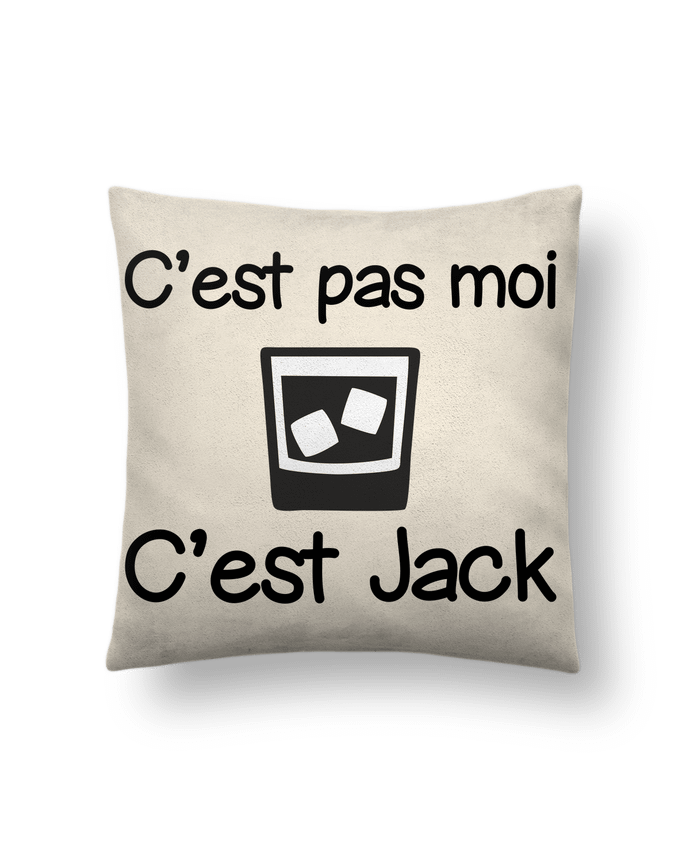 Cushion suede touch 45 x 45 cm C'est pas moi c'est Jack by Benichan