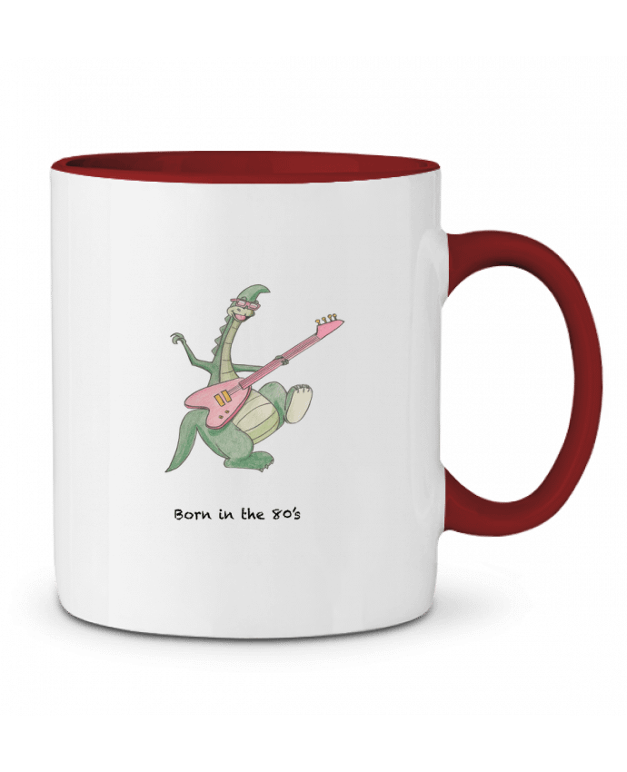 Mug bicolore BORN IN THE 80's La Paloma