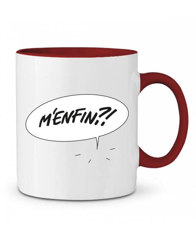 Mug bicolore M'enfin?! Rickydule