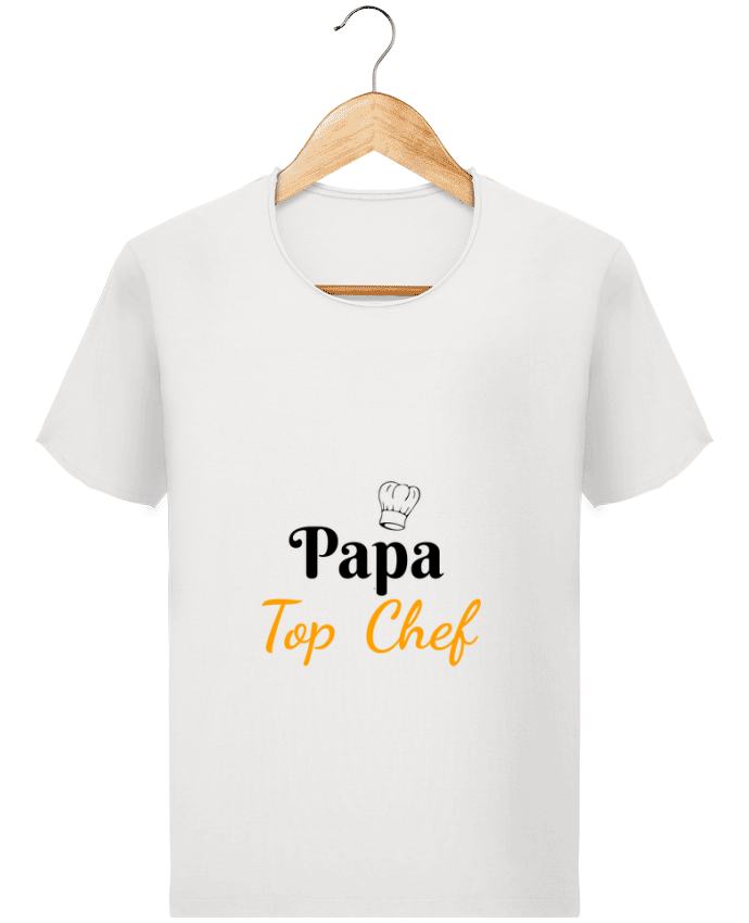  T-shirt Homme vintage Papa Top Chef par Seb337413