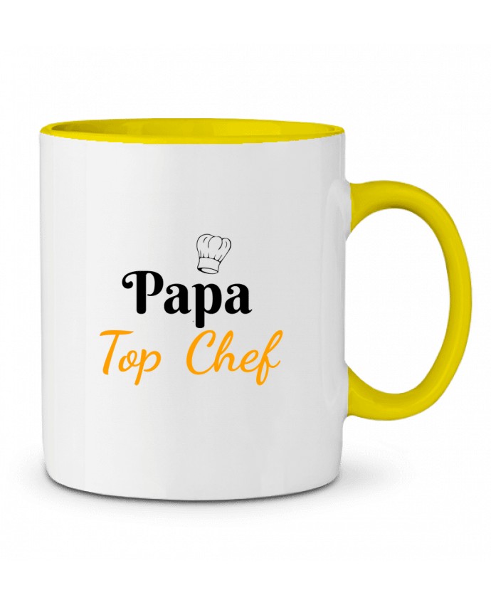 Mug bicolore Papa Top Chef Seb337413