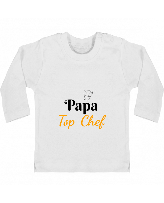 T-shirt bébé Papa Top Chef manches longues du designer Seb337413