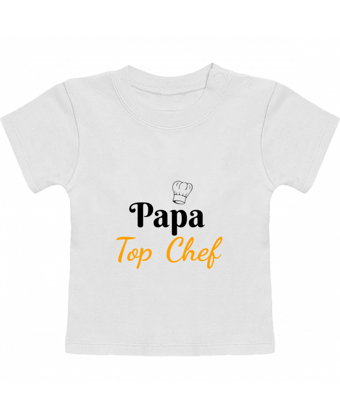 T-shirt bébé Papa Top Chef manches courtes du designer Seb337413