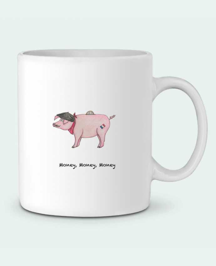 Ceramic Mug MONEY MONEY MONEY by La Paloma