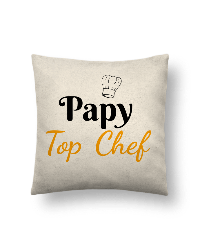 Coussin suédine Papy Top Chef par Seb337413