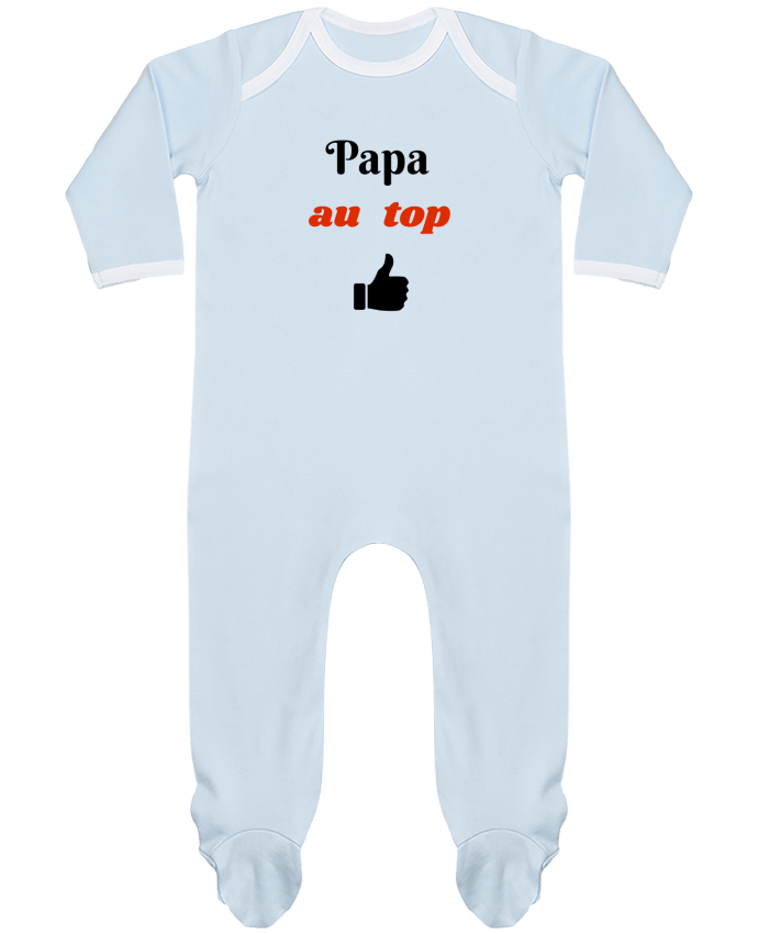 Body Pyjama Bébé Papa au top par Seb337413