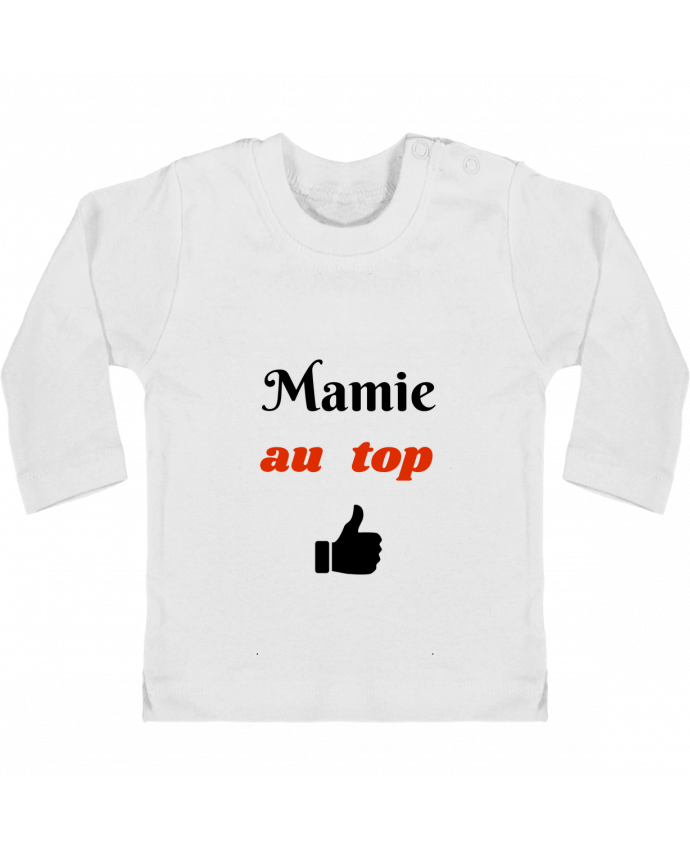 T-shirt bébé Mamie au top manches longues du designer Seb337413