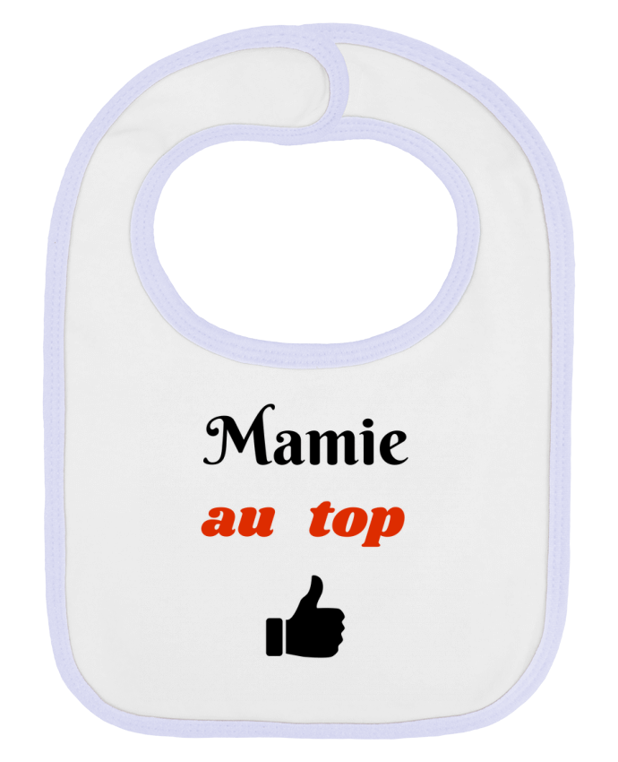 Bavoir bébé uni Mamie au top par Seb337413