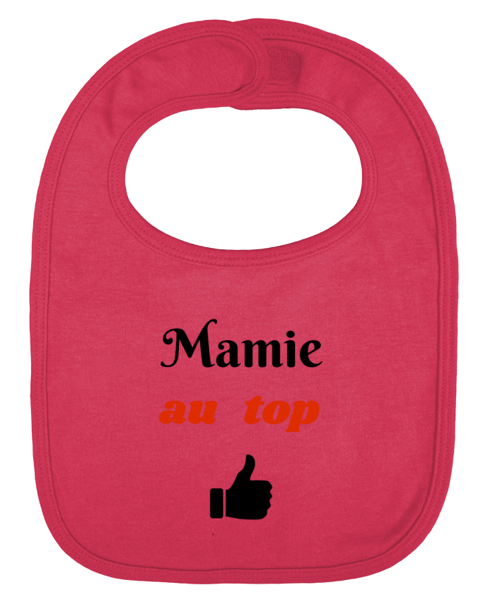 Bavoir bébé uni Mamie au top par Seb337413