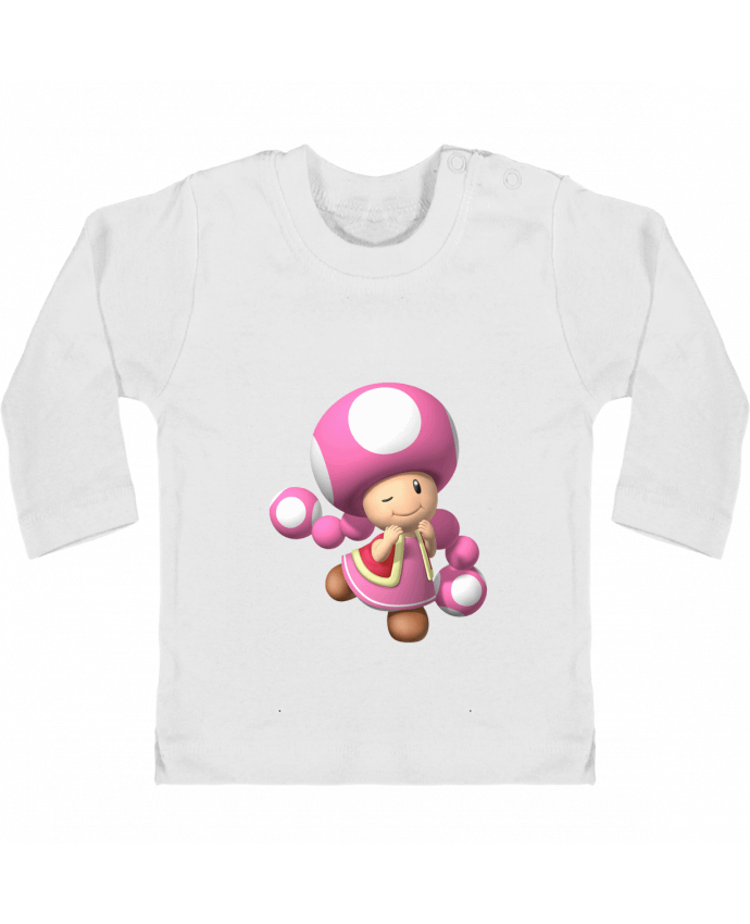 T-shirt bébé Toadette manches longues du designer Crystah