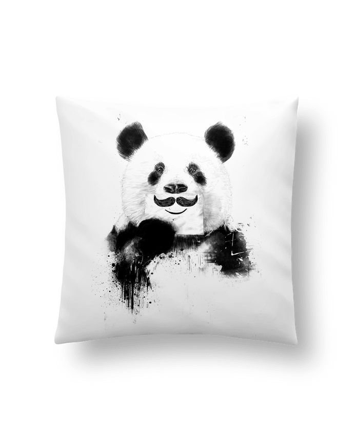 Cushion synthetic soft 45 x 45 cm Funny Panda Balàzs Solti by Balàzs Solti