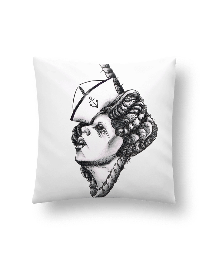 Cushion synthetic soft 45 x 45 cm Femme capitaine by david
