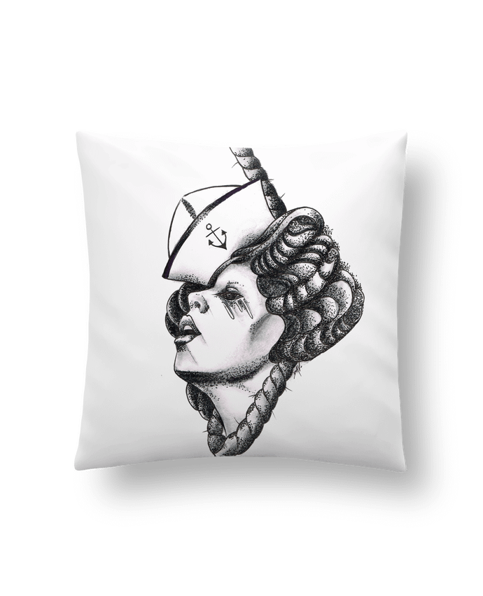 Coussin Femme capitaine par david