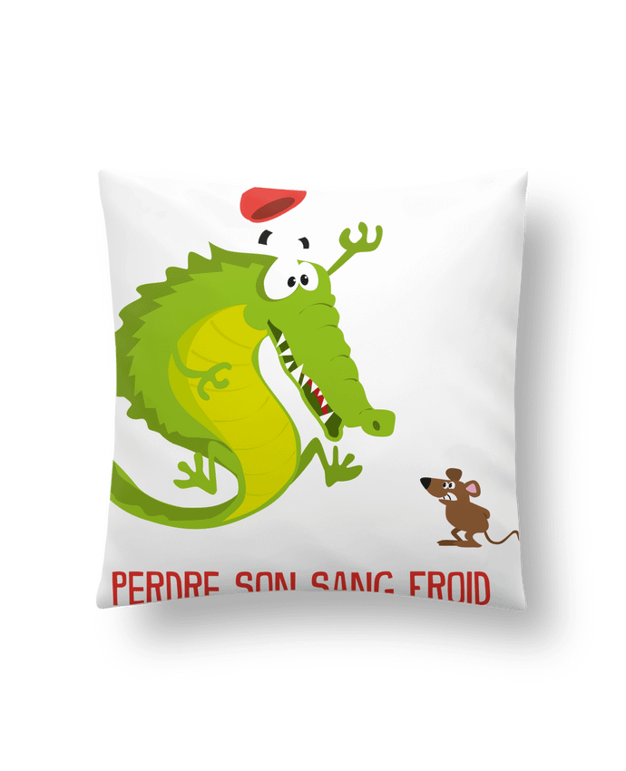 Cushion synthetic soft 45 x 45 cm Sang froid by Rickydule