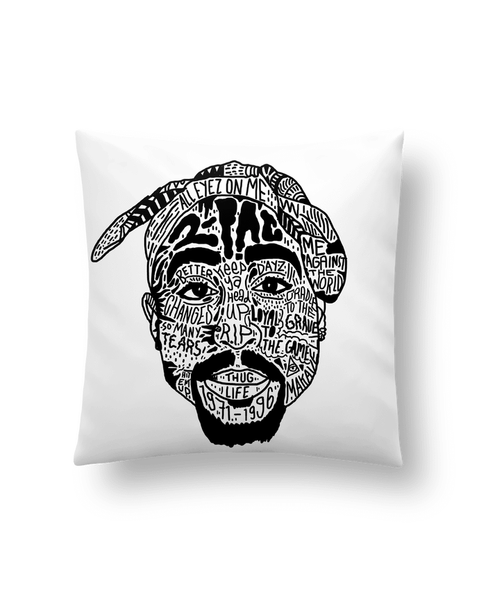 Cushion synthetic soft 45 x 45 cm Tupac by Nick cocozza