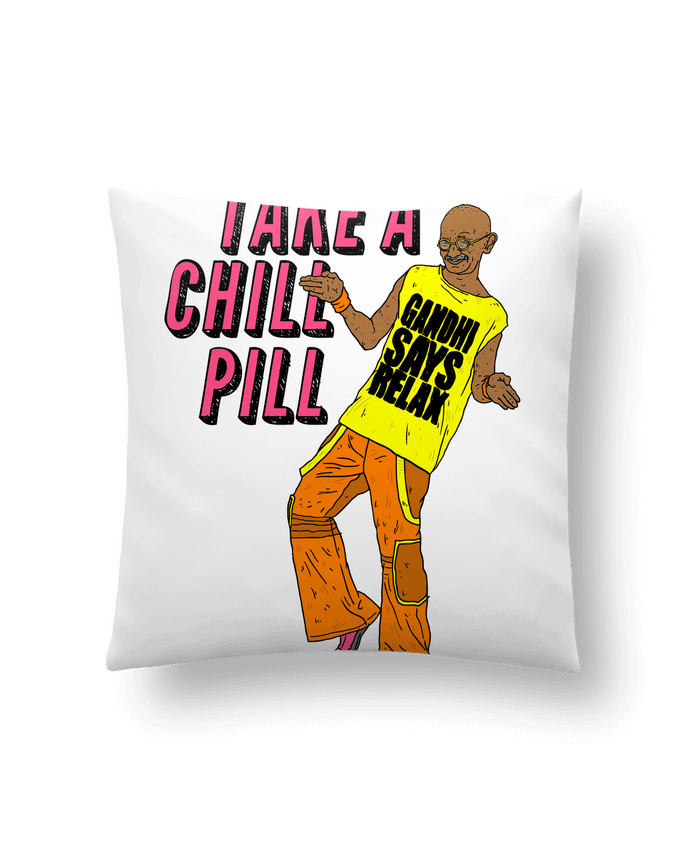 Cushion synthetic soft 45 x 45 cm Chill Pill by Nick cocozza