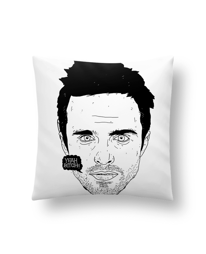 Cushion synthetic soft 45 x 45 cm Jesse Pinkman by Nick cocozza