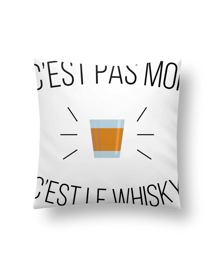 Cushion synthetic soft 45 x 45 cm C'est le whisky by tunetoo