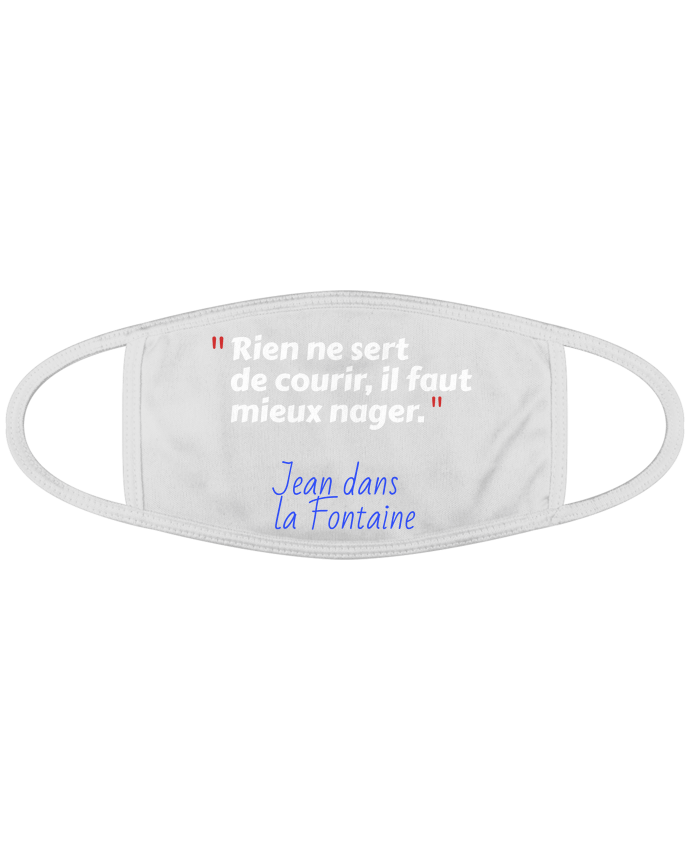 Masque Rien ne sert de courir, il faut mieux nager - Jean dans la Fontaine par Seb337413