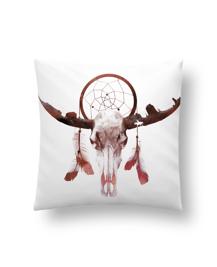 Cushion synthetic soft 45 x 45 cm Deadly desert by robertfarkas
