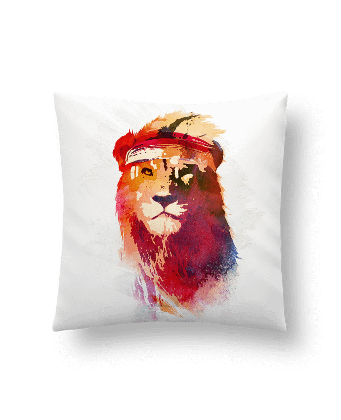 Cushion synthetic soft 45 x 45 cm Gym lion by robertfarkas